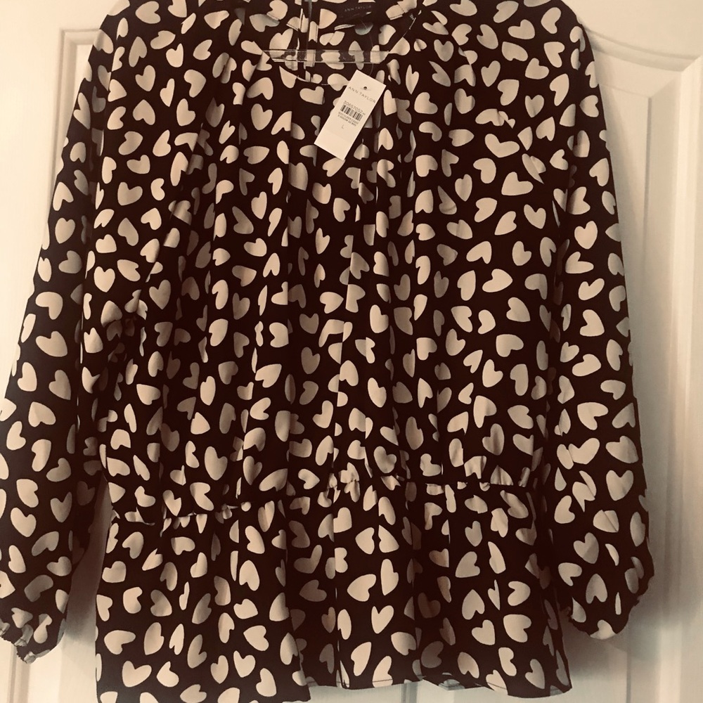 AnnTaylor Peplum blouse